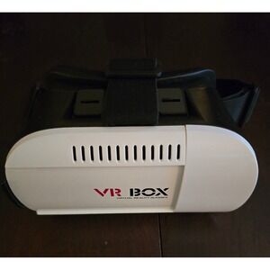 VR BOX Virtual Reality Glasses Headset White Black Adjustable‎ Strap